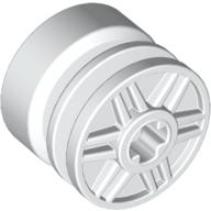 Wheel 18mm x 14mm with Axle Hole, Fake Bolts and Shallow Spokes (55982)