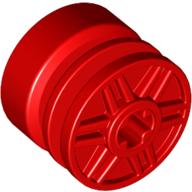 Wheel 18mm x 14mm with Axle Hole, Fake Bolts and Shallow Spokes (55982)