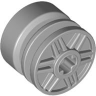 Wheel 18mm x 14mm with Axle Hole, Fake Bolts and Shallow Spokes (55982)
