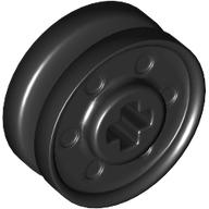 Wheel 18 x 8 with Fake Bolts and Shallow Spokes and Axle Hole (56903)