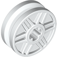 Wheel 18 x 8 with Fake Bolts and Shallow Spokes and Axle Hole (56903)
