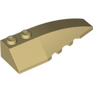 Wedge Curved 6 x 2 Right, Smooth Inner Walls (5711)