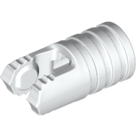 Hinge Cylinder 1 x 2 Locking with 2 Click Fingers and Axle Hole, 7 Teeth (57360)
