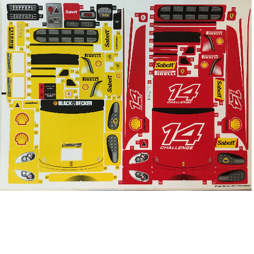 Sticker Sheet for Set 8143-1 (57858)