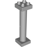 Duplo Support Column 2 x 2 x 6 Round with Open Latticed Back (57888)