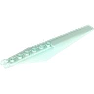 Hinge Plate 1 x 12 Locking 7 Teeth with Angled Side Extensions and Tapered Ends (57906)