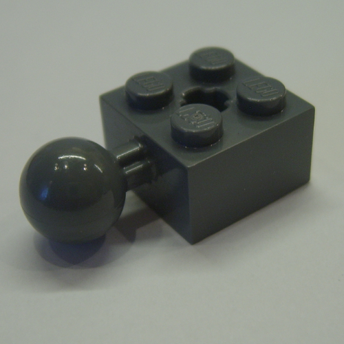 Technic Brick Modified 2 x 2 with Solid Ball and Axle Hole (57909a)