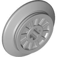 Train Wheel Spoked with Technic Axle Hole and Rubber Friction Band (57999)