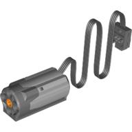 Motor, Medium, Power Functions, 3 x 6 x 3 with Dark Bluish Gray Bottom and 20cm Wire (58120)