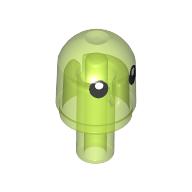 Light Cover with Internal Bar / Bionicle Barraki Eye with Black Eyes print (Z-Blob) (58176pr0001)