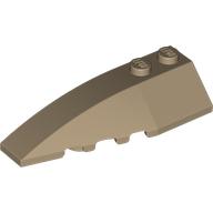 Wedge Curved 6 x 2 Left, Smooth Inner Walls (5830)