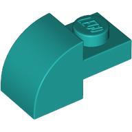 Brick Curved 1 x 2 x 1 with Curved Top (5841)
