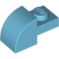 Brick Curved 1 x 2 x 1 with Curved Top (5841)