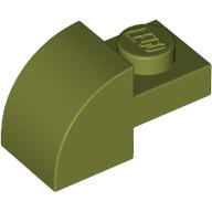 Brick Curved 1 x 2 x 1 with Curved Top (5841)