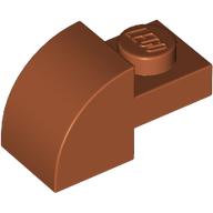 Brick Curved 1 x 2 x 1 with Curved Top (5841)