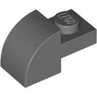Brick Curved 1 x 2 x 1 with Curved Top (5841)
