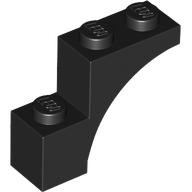 Brick Arch 1 x 3 x 2, Straight End (5850)