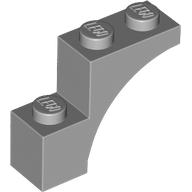 Brick Arch 1 x 3 x 2, Straight End (5850)