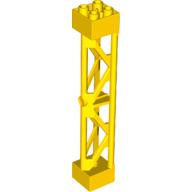 Support 2 x 2 x 10 Girder Triangular Vertical - Type 3 - Axle Hole, 3 Posts (58827)