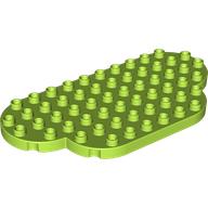 Duplo Plate 12 x 6 Rounded (Cloud) (5897)