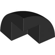 Brick Round Corner, Curved 2 x 2 x 1 2/3 Quarter Dome with 1 Cutout (5906)