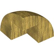 Brick Round Corner, Curved 2 x 2 x 1 2/3 Quarter Dome with 1 Cutout (5906)