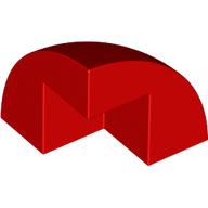 Brick Round Corner, Curved 2 x 2 x 1 2/3 Quarter Dome with 1 Cutout (5906)