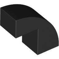 Brick Curved 1 x 2 x 1 2/3 with 1 Cutout (5907)