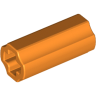 Technic Axle Connector Smooth [with x Hole + Orientation] (59443)