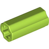 Technic Axle Connector Smooth [with x Hole + Orientation] (59443)