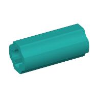 Technic Axle Connector Smooth [with x Hole + Orientation] (59443)