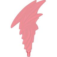 Flame, Axle, with Marbled Trans-Red Pattern (5974pat0002)