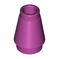 Cone 1 x 1 [Top Groove] (59900)