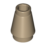 Cone 1 x 1 [Top Groove] (59900)