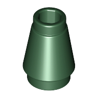 Cone 1 x 1 [Top Groove] (59900)