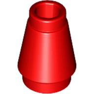 Cone 1 x 1 [Top Groove] (59900)