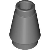 Cone 1 x 1 [Top Groove] (59900)