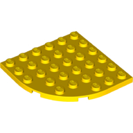 Plate Round Corner 6 x 6 (6003)
