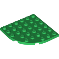 Plate Round Corner 6 x 6 (6003)