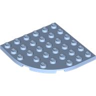 Plate Round Corner 6 x 6 (6003)