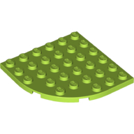 Plate Round Corner 6 x 6 (6003)