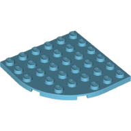 Plate Round Corner 6 x 6 (6003)