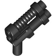 Weapon Gun / Pistol Two Barrel, 8 Ribs (6018)