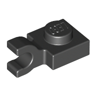 Plate Special 1 x 1 with Clip Horizontal [Thick U Clip] (6019)