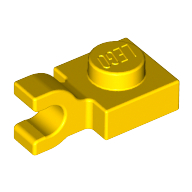 Plate Special 1 x 1 with Clip Horizontal [Thick U Clip] (6019)