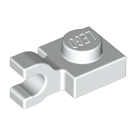 Plate Special 1 x 1 with Clip Horizontal [Thick U Clip] (6019)