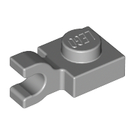 Plate Special 1 x 1 with Clip Horizontal [Thick U Clip] (6019)