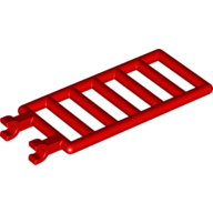 Bar 7 x 3 with Double Clips (Ladder) [Straight Clips] (6020)