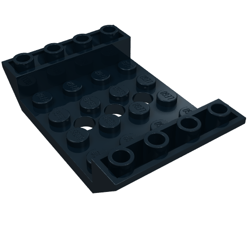 Slope Inverted 45° 6 x 4 Double with 4 x 4 Recessed and 3 Holes (60219)