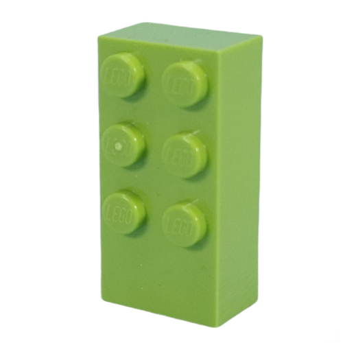 Braille Brick 2 x 4 with 6 Studs ⠿ (60290)